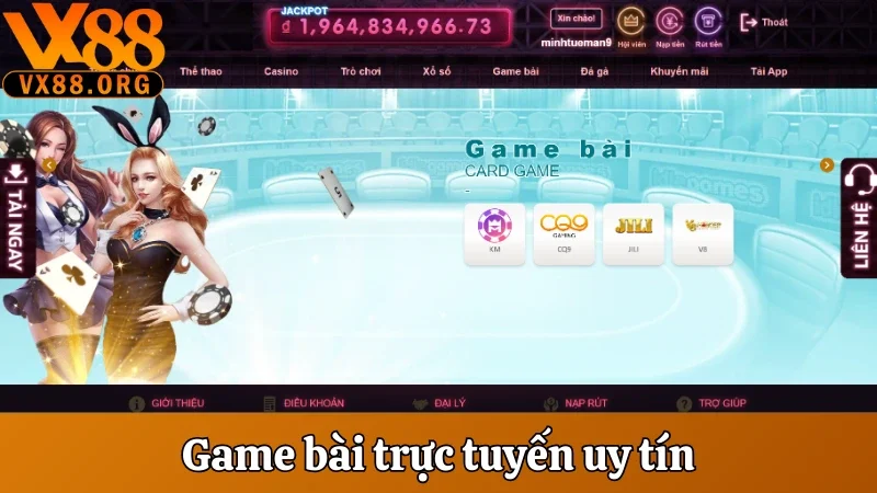 VX88 | Trang Game Xanh Chín Trả Thưởng Lớn Nhất Việt Nam 25 Game bài trực tuyến uy tín