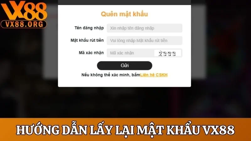 Hướng Dẫn Đăng Nhập VX88 - Hành Trình Đặt Bước Chân Đầu Tiên 3 Hướng dẫn nhanh 3 bước để lấy lại mật khẩu đăng nhập