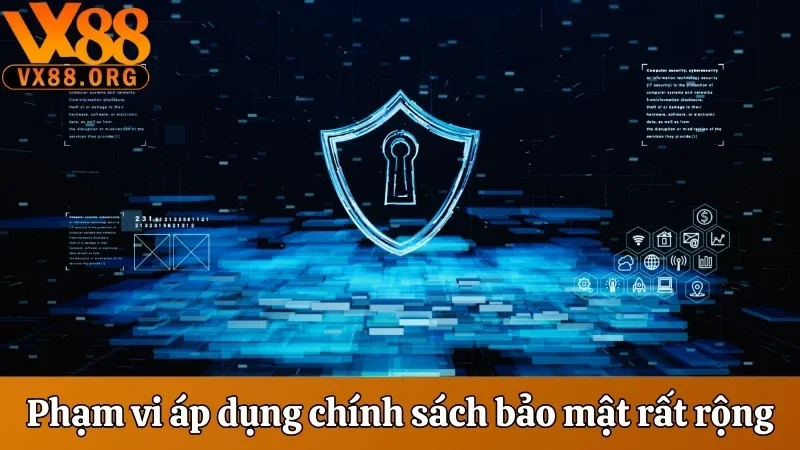 Chính Sách Bảo Mật VX88 - Đặt Yếu Tố An Toàn Là Ưu Tiên 1 Phạm vi áp dụng chính sách bảo mật rất rộng