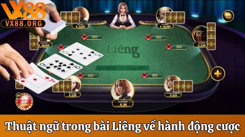 Thuật Ngữ Trong Bài Liêng Từ A Đến Z - Cập Nhật Mới Nhất 4 Thuật ngữ trong bài Liêng về hành động cược